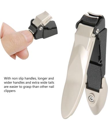 Nail Clippers Smooth Blade Nail Chip Storage Rust Resistant Non Slip Handle Portable for Home Use - Buy Online on GoSupps.com