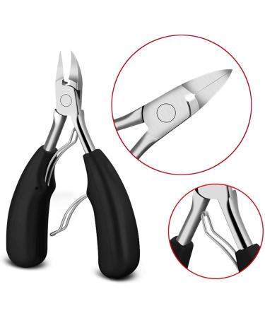 Nail Clipper for Thick Nails Nail Cutter Cuticle Nippers Nail Art Tools Podiatry Pedicure Manicure Cutters Toenail Skin Dirt Remover Care Tool (Color : Silver) - Buy Online on GoSupps.com