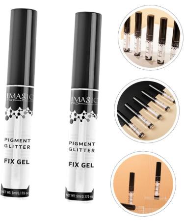 FOMIYES 2pcs Eye Primer Body Gel Eyelash Glitter Glue Eye Shadow Gel Cosmetic Adhesive - Buy Online on GoSupps.com