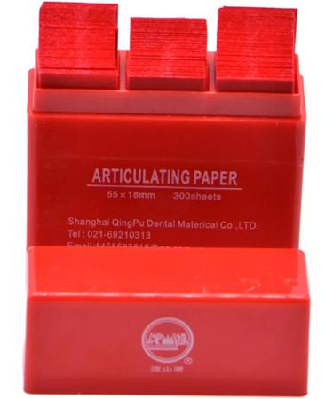 Humdcdy Dental Articulation Paper - 300 Pieces/Box | Premium Bite Articulation Paper for Oral Care & Dental Accessories - Buy Online on GoSupps.com