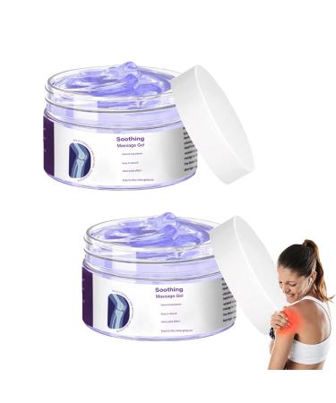 2 Pi ces (100 g) Gel Apaisant pour Douleurs Articulaires Gel Chauffant pour Genoux Lombaire & paule-Cou doux pour la peau & soulagement rapide