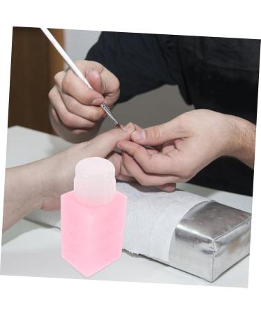 minkissy Nail Oil Pink Nail Polish Nail Polish Remover Dispenser Pump Dispenser Nail Polish Remover Pump Makeup Remover Dispenser Plastic Travel Powder Pump Manicure 6x5x13cm Pink - Buy Online on GoSupps.com