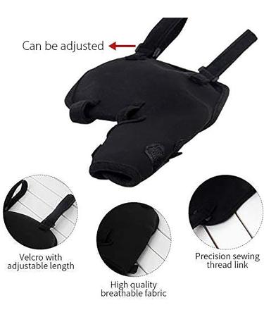 VEraiz Black Dog Knee Support Pet Knee Injury Postoperative Recovery Aids Pet Brace Heals and Prevent Injuries for Loss of Stability from Arthritis (Back Left S) Back Left S - Buy Online on GoSupps.com