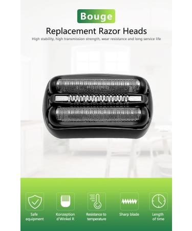 Compatible Braun Series 3 Replacement Shaver Head for Men - S3-21B | Fits 300s, 310s, 320s, 330s, 340s, 360s, 3010BT, 3020s, 3030s, 3040s, 3080s - Buy Online on GoSupps.com