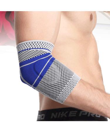 Sports Compression Elbow Sleeves | Padded Elbow Guard for Men | International Shipping - Buy Online on GoSupps.com
