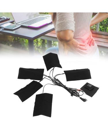 NATUDECO Electric Fabric Heater | Adjustable USB Heating Cushion | Portable Foot Warmer Pillows for Men & Women - 3 Gears Temperature - Buy Online on GoSupps.com