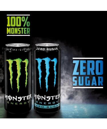  Monster Monster Energy Absolute Zero 500ml x 24 (Lattine) - Buy Online on GoSupps.com