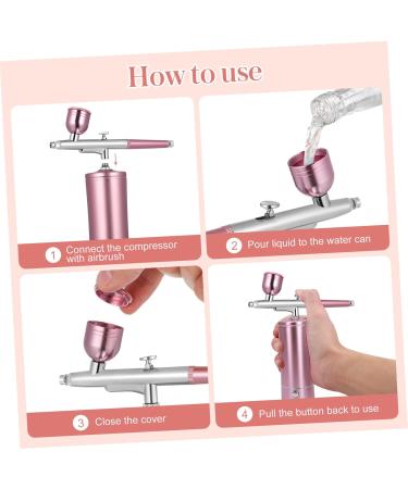 Angoily 1 Set Handheld Cordless Airbrush Nail Art Supplies Airbrush for Nails Air Brush for Barber Airbrush Compressor Air Brush for Nails Spray Charging Cable Wireless Aluminum Alloy - Buy Online on GoSupps.com