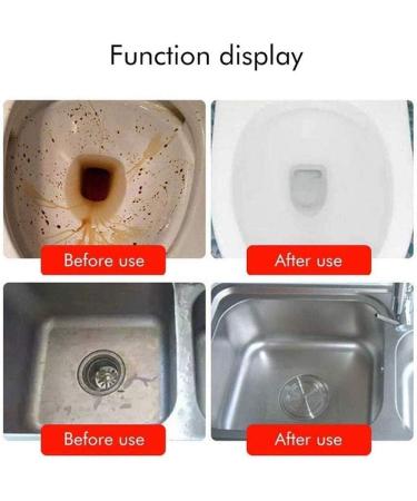 URFEDA Toilet detergent Particles Foam Cleaner Automatic Toilet Cleaning Pipe Dredging Detergent Bubble Bombs for Main Lines Sinks Tubs Toilets Showers Kitchen Sinks - Buy Online on GoSupps.com