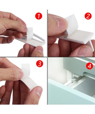 4PCS Child Safety Locks - Invisible Drawer Lock for Baby Safety | Secure Your Home - Buy Online on GoSupps.com