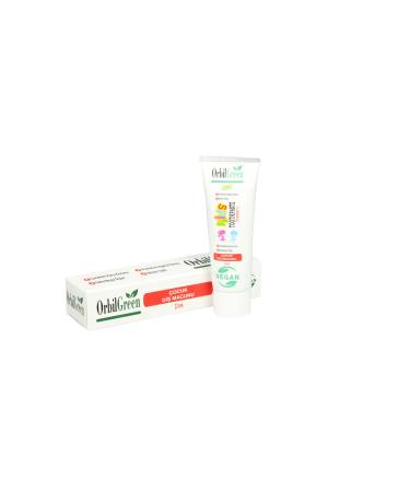 Natural Strawberry Flavored Toothpaste for Kids Fluoride Free SLS Free Gluten Free Cavity Protection Safe to Swallow 100% Vegan & Halal Toothpaste Toodlers 50ml (1.7 Fl oz) 1 Pack 2.65 Ounce (Pack of 1)