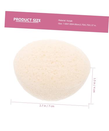 MAGICLULU Konjac Face Wash Makeup Remover Sponge - Facial Cleaning & Exfoliating Tool for Radiant Skin - Ideal for All Skin Types - Buy Online on GoSupps.com