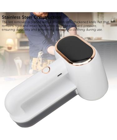 Premium Double Head Stainless Steel Lint Remover | Rechargeable Fabric Shaver with 3 Speed Settings for Clothes Bedding & Sweaters - Shop Internationally - Buy Online on GoSupps.com