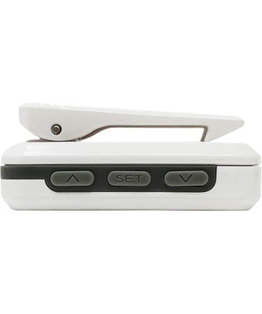 Gymboss Plus Interval Timer & Stopwatch - White/Black | High Gloss | Perfect for Workouts & Training - Buy Online on GoSupps.com