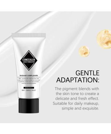 Color Changing Liquid Foundation Full Coverage Concealer Foundation 1.76 oz Foundation to Complexion Foundation Multifunctional Moisturizing Liquid Base Makeup - Buy Online on GoSupps.com