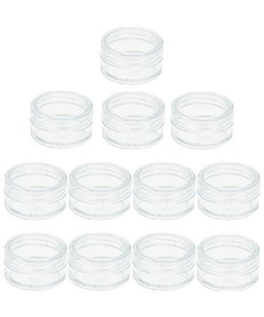 Szxmdkh 12 pieces of jacks 5ml of empty can clear crucible cream can empty transparent crucible Tantrum with a screw cap trip pot jaw set for lotion cream mini candles cosmetics (transparent) - Buy Online on GoSupps.com