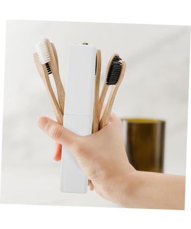 Gleavi 8 STK Travel Toothbrush Case Ventilated Holder for Outdoor Use | Portable Travel Container & Supplies | Mini Travel Items with Lids - Buy Online on GoSupps.com
