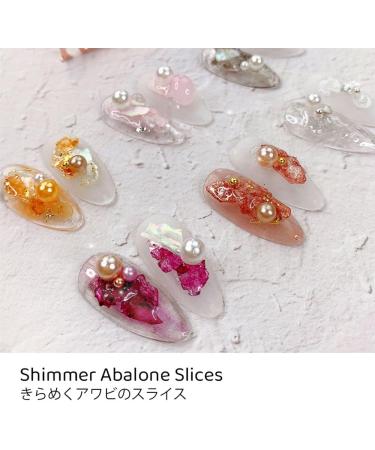Nail Art Decoration Shimmer Texture Nails Slices Abalone Shell Nail Flakes Irregular 3D Glitter(YM-31) - Buy Online on GoSupps.com