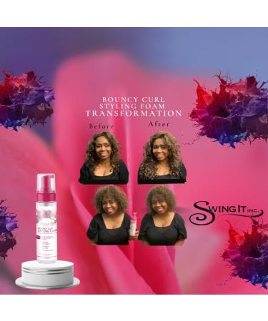 Weave Aide Bouncy Curl Styling Mousse - 8 oz | Frizz Control & Curl Definition | Anti-Frizz Formula for Perfect Curls - Buy Online on GoSupps.com