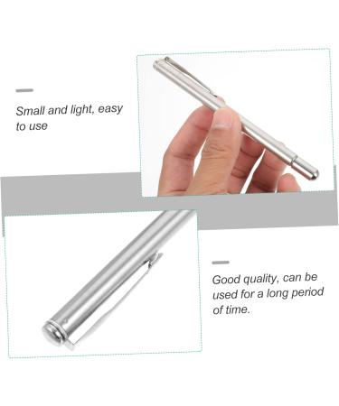 FRCOLOR 2pcs Vision Visor Hand Pointer - Optometry Eyesight Test Accessories for Stainless Steel Flip Chart - Silver 50x1cm - Buy Online on GoSupps.com
