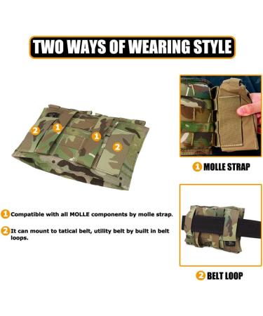 KRYDEX Tactical Blow Out Kit Bag - MultiCam IFAK Pouch with MOLLE and Belt Loop - Buy Online on GoSupps.com