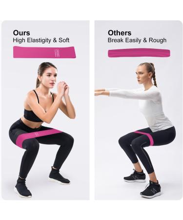 Buy Resistance Bands Set | Loop Exercise Bands with Guide & Carry Bag for Home & Gym Workouts - Versatile Latex Set of 5 - Buy Online on GoSupps.com