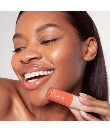 Karuna Skin - Tinted Lip Oil Soothing & Moisturizing Lip Products with Peptides Antioxidants Hydrating Flattering Vegan Lip Tint Pause 4.8 mL/0.16 fl. oz - Buy Online on GoSupps.com