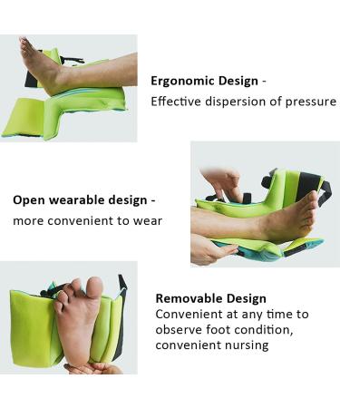 Foot Heel Pad Protector - Anti Droop & Bed Sore Cushion for Bedridden Patients - Ideal for Long Term Bed Rest - Buy Online on GoSupps.com