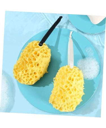 Hemoton 3pcs Honeycomb Bath Ball Scrubber | Natural Polyurethane Body Loofah & Shower Sponge for Men - Portable Bath Accessories - Buy Online on GoSupps.com
