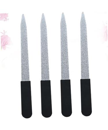 Beaupretty Stainless Nail Scraping Nail Tool Crystal Nail Polisher Manicure Boards fingernail Polisher Buffer Cuticle Polisher Glass Nail buffers Nail Files Polisher Double Sided Crystal - Buy Online on GoSupps.com