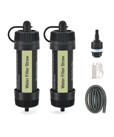 Metadrop of portable mini water filters with 3-step emergency water filter system for hiking camping straw survival equipment emergency provision (2)