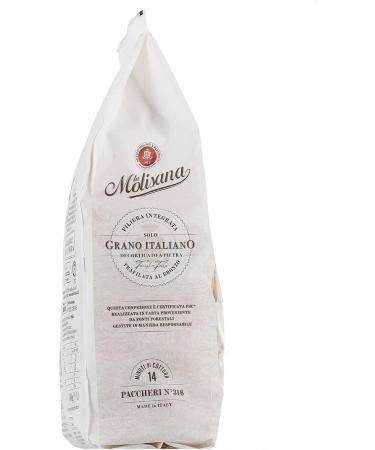  Italian Gourmet E.R. La Molisana Paccheri N. 316 Pasta Lenta Lavorazione Lot de 3 p tes base de semoule de bl dur Bronze 500 g + Polpa Italian Gourmet Polpa 400 g - Buy Online on GoSupps.com