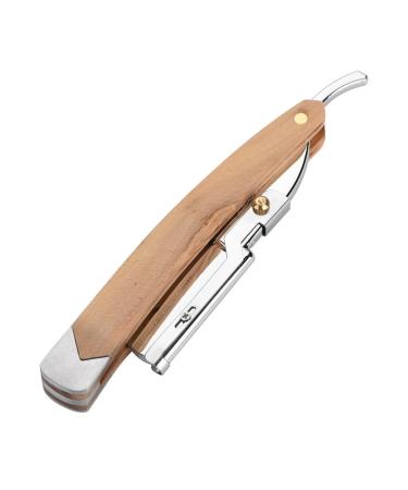 Classic Wooden Handle Razor & Beard Knife Set | 10 Blades - Perfect for Beginners & Professionals | International Shipping Available - Buy Online on GoSupps.com