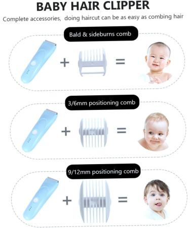 FOMIYES 1 Set Electric Beard Trimmer Baby Hair Clipper Scissors Baby Hair Trimmer Electric Rechargeable Hair Trimmer Baby Barber Tools Toddler Presents Charging Mode Plate Newborn - Buy Online on GoSupps.com