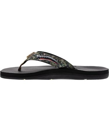 Scott Hawaii Men's Kaikane Sandal | Nylon & Rubber Flip Flop with Neoprene Strap, Arch Support, Tiger Shark - Size 10 - Buy Online on GoSupps.com