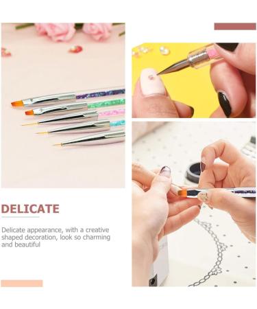 minkissy 5 Sets Nail Pen Household Tools Nail Art Liner Brush 2- Way Dotting Pens Nail Art Pen Nail Tech Accessories Nails Kits Polly Gel Portable Nail Abs Painting Pen Carved 3d - Buy Online on GoSupps.com