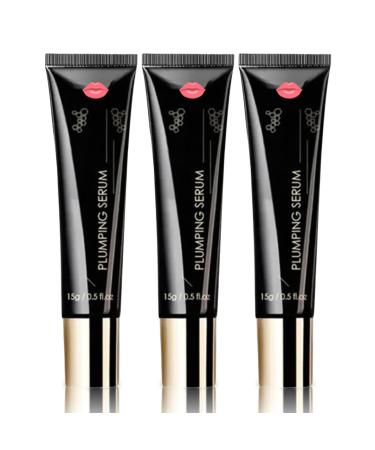 Lip Plumper Serum & Lip Booster - Plumping Serum with Hyaluronic Acid & Peptides Instant Volume Lip Gloss for Dry Lips Nourishing Lip Treatment Lip Care Non-Sticky (3)
