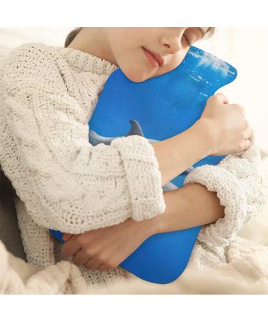 2L Delphin Hot Water Bottle - Pain Relief for Menstrual Cramps & Cold Feet | PVC Warming Bag for Heat Therapy & Ice Compression | International Shipping - Buy Online on GoSupps.com