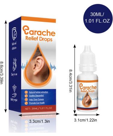 Ear Drops Ear Support 30ml Portable Vernde Liquid for Adults Daily Routine Users Men Women Family Travel Active Lifestyle - Buy Online on GoSupps.com