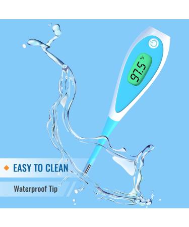Buy Boncare Thermometer for Adults - Fast 10-Second Oral Fever Thermometer with Blue Display | International Shipping - Buy Online on GoSupps.com
