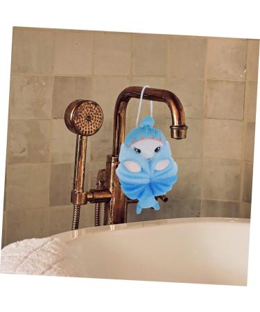 Hemoton Kids Bath Ball & Loofah Sponge - 2pcs Cartoon Bathing Skin Scrubber for Children - Gentle Body Wash Tool - Buy Online on GoSupps.com