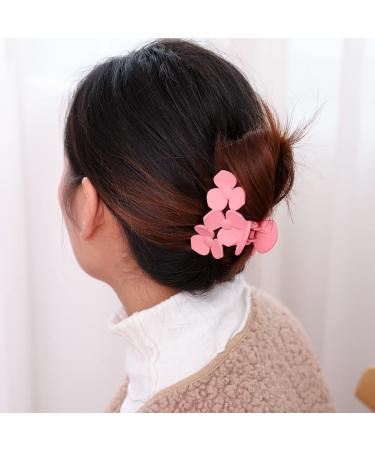 8 Pc She's Hui Non-Slip Jaw Clips for Thick Hair - Strong Hold Claw Clips for Long Hair | Trendy Flower Accessories for Women - Buy Online on GoSupps.com