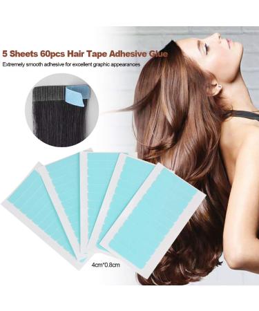 Jemesi 60-Piece Replacement Tape for Hair Extensions - High Adhesive Invisible Strip | Best Quality Hair Adhesive Tapes - Buy Online on GoSupps.com