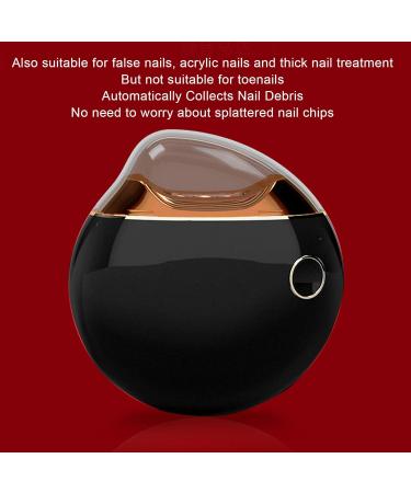 Automatic Nail Clipper Electric Nail Trimmer Manicure Tool Safety Fingernail Cutter and Filer Portable Nail Cutter Nail Scissors Electric Nail File Clippers for Baby Kids (Black) - Buy Online on GoSupps.com