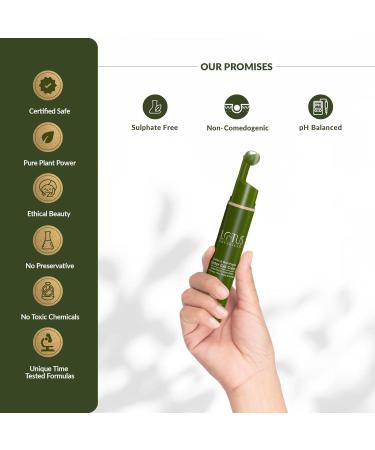 Lotus Botanicals Under Eye Cr me - Multi-Peptide & Vitamin E for Dark Circles Puffiness & Fine Lines | 15ml | Preservative-Free - Buy Online on GoSupps.com