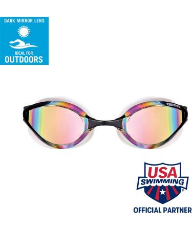 arena Python Racing Swim Goggles | UV Protection, Anti-Fog, Dual Strap | Men and Women | Mirror/Non-Mirror Lens Options - Buy Online on GoSupps.com
