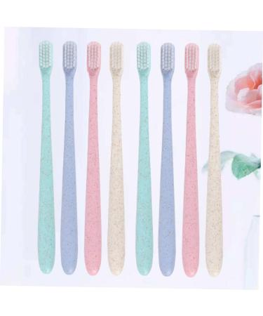 Buy Mobestech Vegan Organic Travel Toothbrush | 2 Boxes of 8 Pieces | Eco-Friendly Manual Care Brush with Cap - International Shipping Available - Buy Online on GoSupps.com