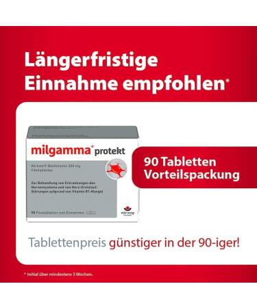 Buy Milgamma Protekt Film-Coated Tablets (60 Hours) | Fast International Shipping - Buy Online on GoSupps.com
