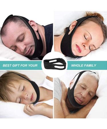 Effective Anti-Snoring Chin Straps | Snoring Solution & Relief 2023 | Reduce Snoring | Black - Buy Online on GoSupps.com