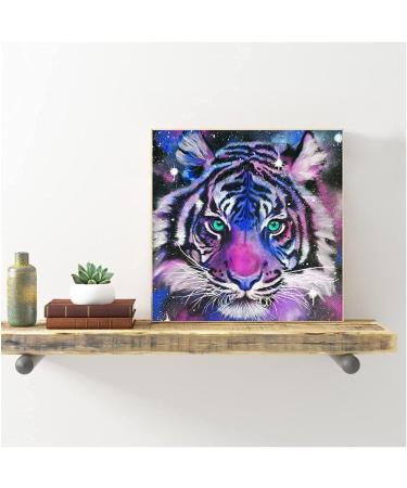 Animal Tiger Full Drill 5D Diamond Painting Kit for Adults and Kids - DIY Diamond Art 30x30cm - Buy Online on GoSupps.com